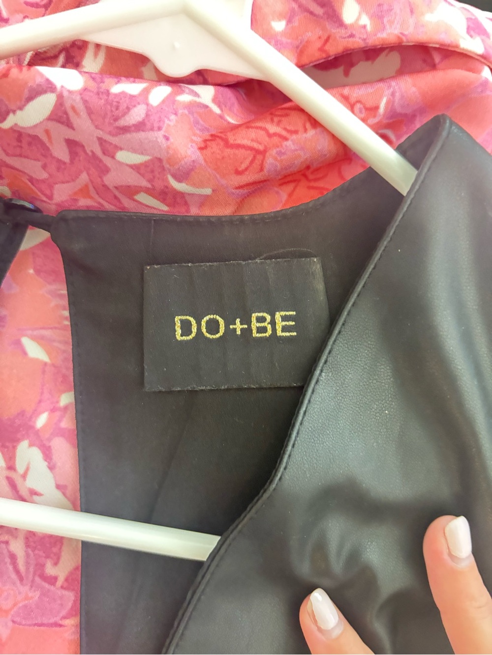 DO+BE Black leather romper - Picture 5 of 5